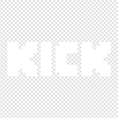 White Kick Logo PNG