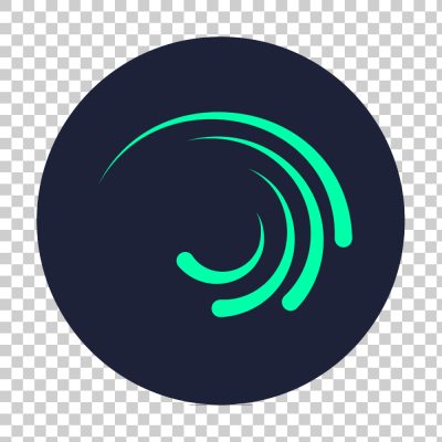 Alight Motion Circle Logo PNG