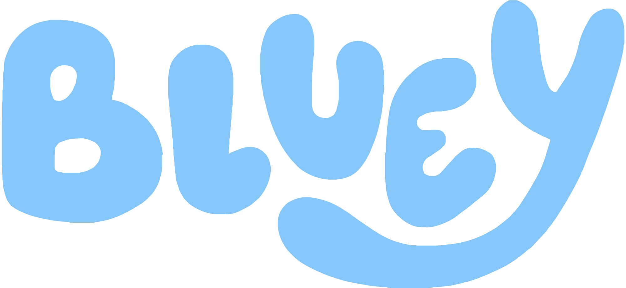 Bluey Name Logo