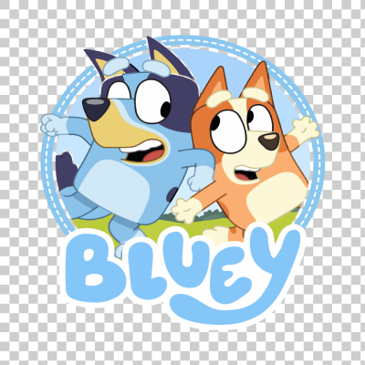 Bluey Transparent PNG Image