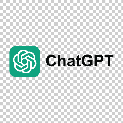 ChatGPT full corporate wordmark text logo png.
