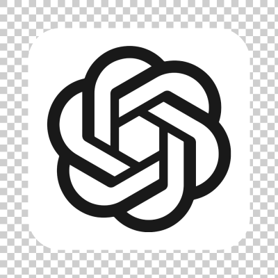"ChatGPT White App Logo PNG