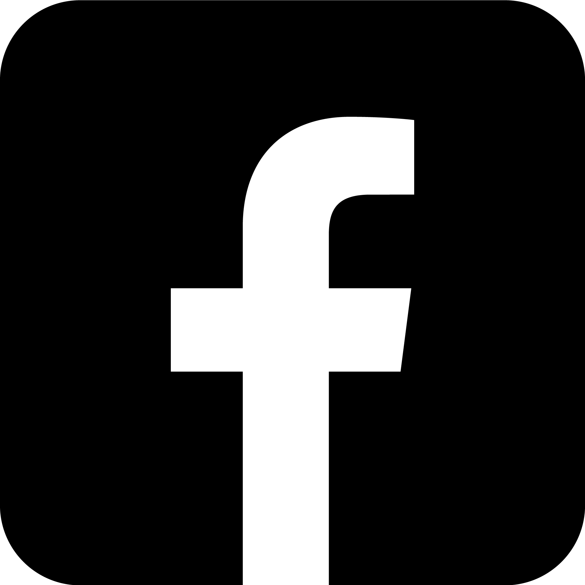 Facebook black Square Logo PNG