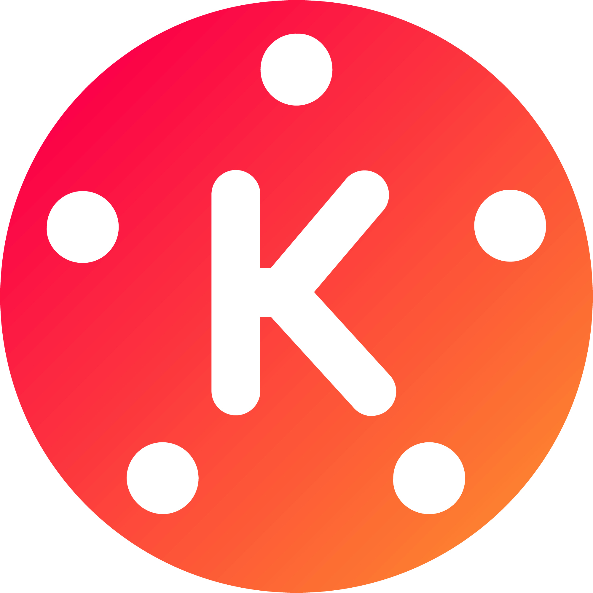 Kinemaster Circle Badge Logo PNG