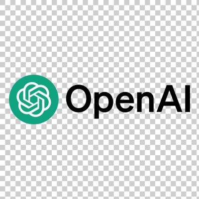OpenAI full company logo on green circular background png