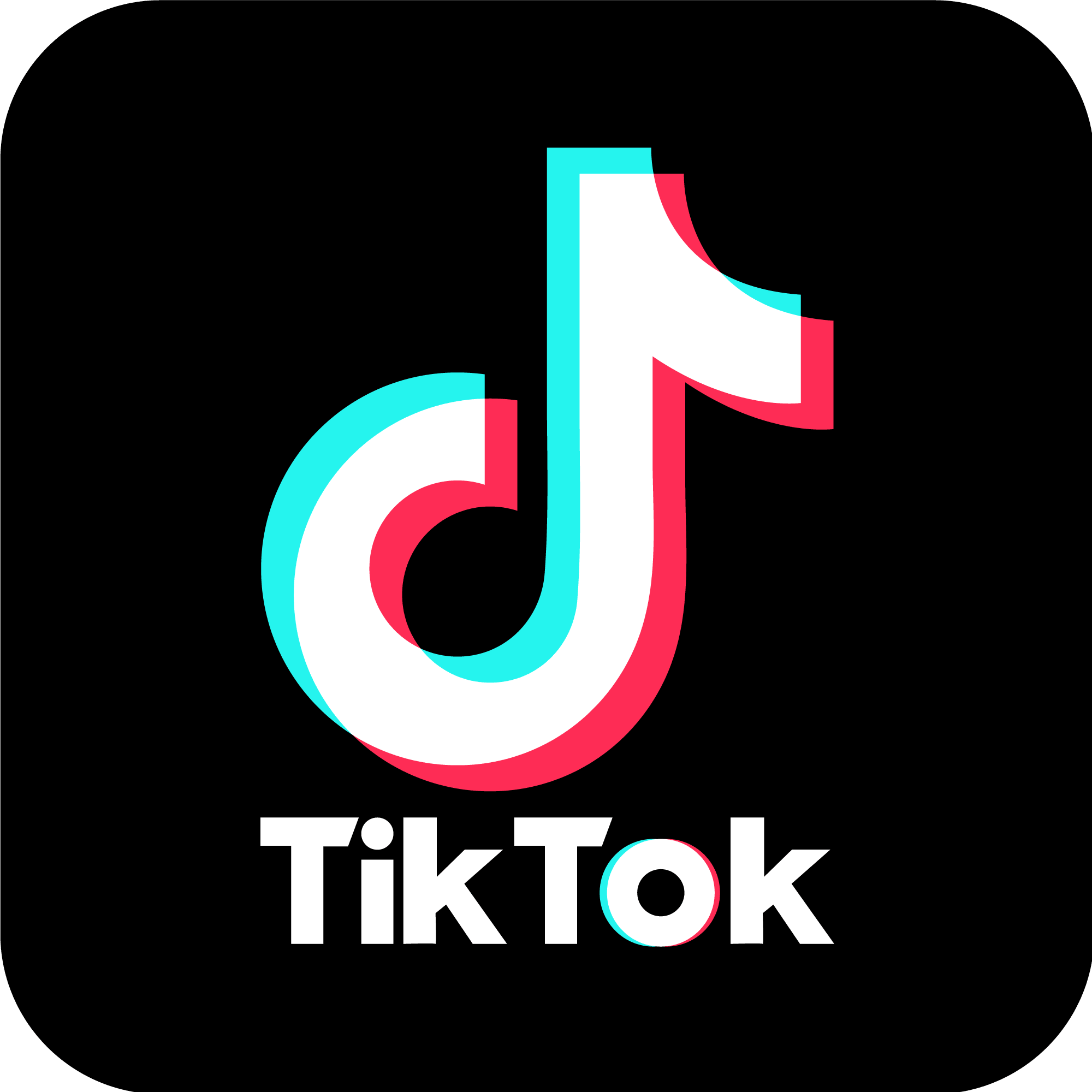 Tiktok Square App Icon Logo PNG