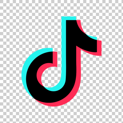 Tiktok musical note symbol icon logo png