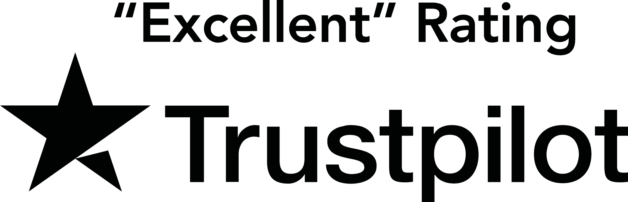 Trustpilot Excellent Rating Badge PNG
