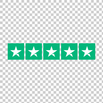 Trustpilot official five stars emblem png